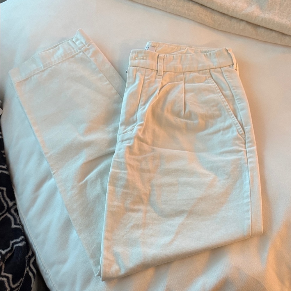AYR Women's Light Cream Trousers